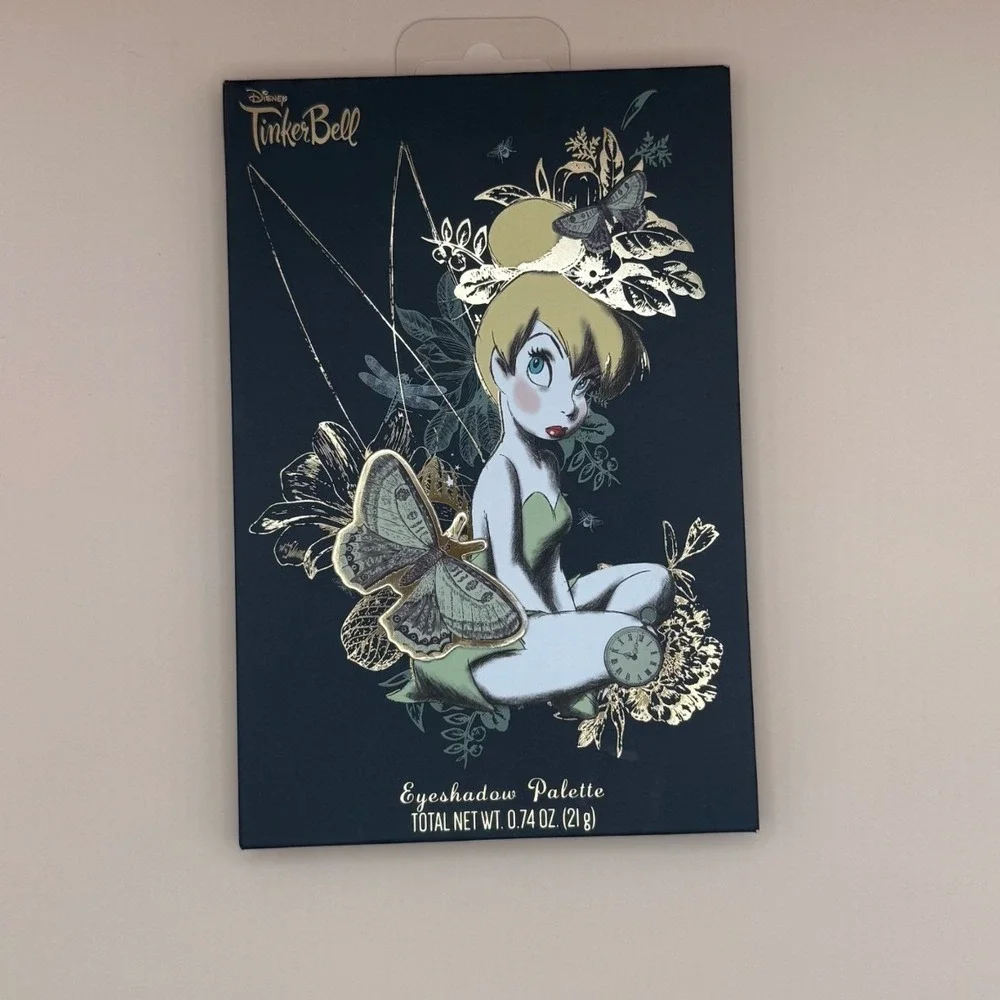 Disney Tinker Bell Eyeshadow Palette Taste Beauty 12 Shades Mirror NEW Beauty